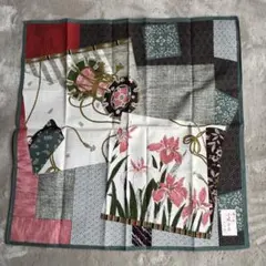 【新品未使用】変り織 和柄 小風呂敷 花柄 51×51cm 綿100%