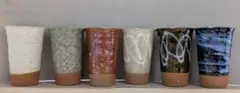 陶器製湯飲み 6個セット