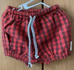 plupluchick 赤黒チェック ズボン12m