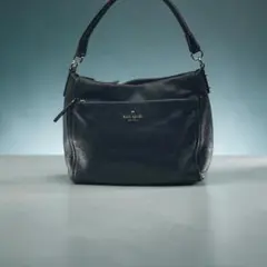 【美品】kate spadeケイトスペードショルダーバッグハンドバッグレザー　黒
