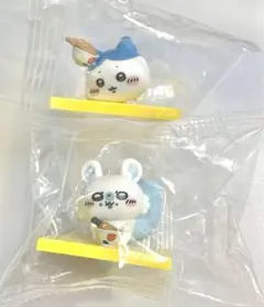 ちいかわ　松屋　オリジナルフィギュア　マスコット　モモンガ　ハチワレ