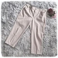 【ビースリー】ストレッチ スラックスパンツ 40 （L）◆ベージュ系 キレイめ
