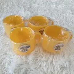 東京ディズニーランドホテルコップ4点まとめ売り 黄色 ディズニーリゾート