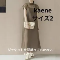 kaene アシメインナーオーガンジードレス