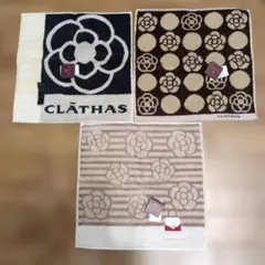 新品！クレイサス　タオルハンカチ 3枚セット