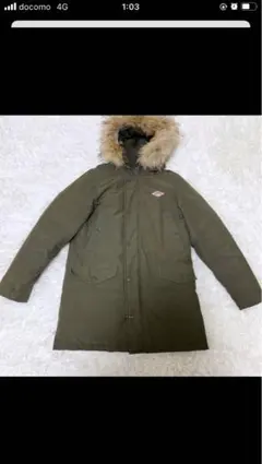 DANTON レディース　ダウン　カーキ