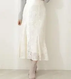 レースロングマーメイドスカート PROPORTION BODY DRESSING