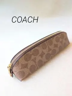 新品・未使用　COACH　コーチ ペンケース　シグネチャー　即日発送のサムネイル