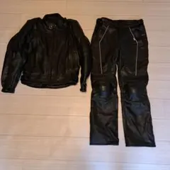 希少】セットアップ Clooney 本革ライダース ライナー 黒 M - メルカリ