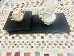 唐木 カリン材 花台時代物綺麗な上体です。