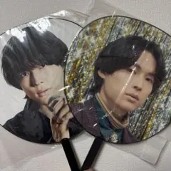 SixTONES 松村北斗　うちわ　VVS 慣声の法則