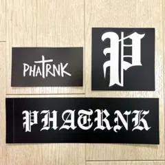 新品PHATRNKファットランク ステッカー3枚セット シュプリームクロムハーツ