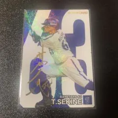 プロ野球チップス2024　DeNAベイスターズ　関根大気　サイン入りスターカード