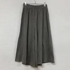 572 Samansa Mos2 グレー ガウチョパンツ サイズF