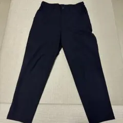 ネイビー スラックス ポリエステル混紡のサムネイル