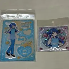 名探偵プリキュア おでかけマルシェ 帆羽くれあ アクリルスタンド 缶バッジ
