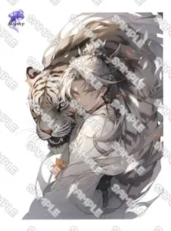 kokoshop オリジナル　人物ステッカーNo.866