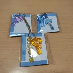 カラフル鍵型チャームセット