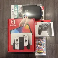 た*つ様 Nintendo Switch有機EL本体4点セット(プロコン、ソフト