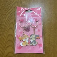 東京ディズニーリゾート ペアキーチェーン　とんすけ　ミスバニー