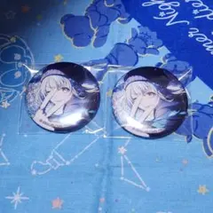 プロジェクトセカイ 小豆沢こはね グリッター缶バッジ 2点セット