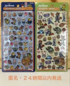 【正規品】ズートピア　ボンボンドロップシール　ミニ&第二弾　2枚セット　※ラスト
