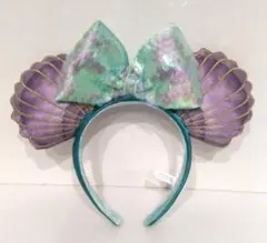 ディズニー リゾート ミニー カチューシャ アリエル 貝 シェル