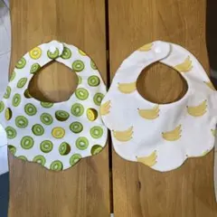 ハンドメイドスタイ フルーツ 2枚セット ◎組み合わせ変更可能！