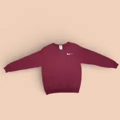 90s ヴィンテージ USA製 美品 Nike スウェット レッド Mサイズ