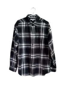 チェック柄 長袖ネルシャツ