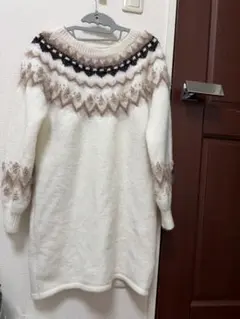 リエンダニットミニワンピ