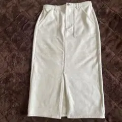 OLIVE des OLIVE スエード調　ロングタイトスカート　ミント　M