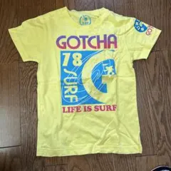 GOTCHA サーフ Tシャツ 140 イエロー