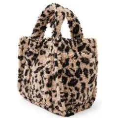 $*様 レオパード柄　ボアバッグ　トートバッグ