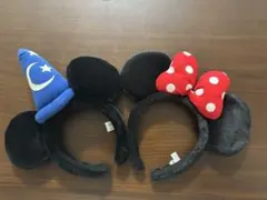 ミッキー＆ミニー カチューシャ ディズニー バラ可