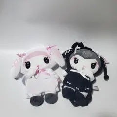 マイメロディ・クロミ 月夜のメロクロぬいぐるみリュック2 2種セット