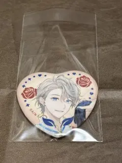 甲斐田晴　にじさんじ　バレンタイン　缶バッジ　ハート型缶バッジ