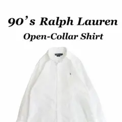 90s ポロ ラルフ ポニー BDシャツ アイビー プレッピー 古着 ベーシック