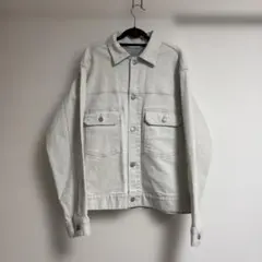 ユニクロ UNIQLO デニムジャケット オフホワイト Mサイズ　美品