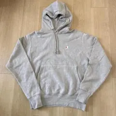 Champion リバースウィーブ M相当 パーカー フーディ裏起毛 グレー