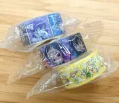 くら寿司ガチャ ビッくらぽん《コナン/鬼滅/ちいかわうさぎ》 マステ3コセット