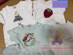 プティマイン　ディズニープリンセス Tシャツセット 90cm ４枚