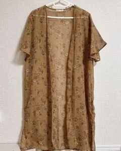 honeys COLZA 花柄 ペイズリー柄 ロングワンピース 半袖