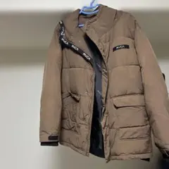RVCA フード付きダウンジャケット ブラウン