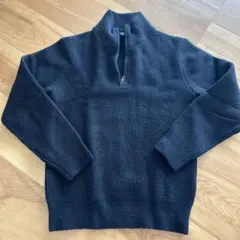 ハーフジップ ニット