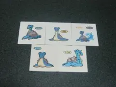 ラプラス　５枚セット　ポケモン　デコキャラシール　第一パン