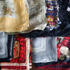 シルクスカーフセット 7枚