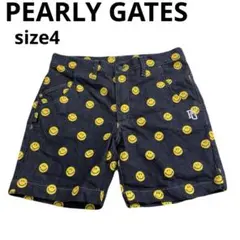 美品　PEARLY GATES ゴルフ ショートパンツ ニコちゃん柄　総柄のサムネイル
