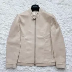 美品 1945CA イタリア製 ラムレザー シングルライダース ダブルジップのサムネイル