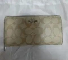 COACH　長財布　ベージュ